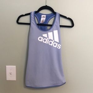 Adidas blue tennis tee